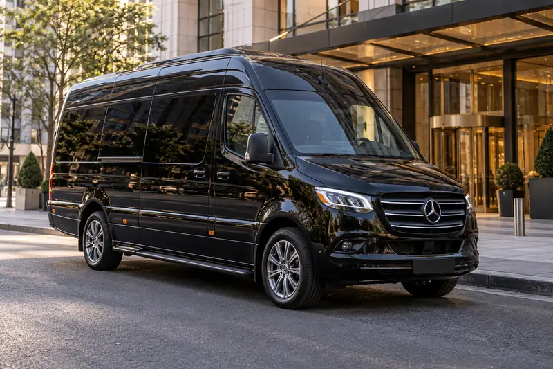 Sprinter / Van Ejecutiva (Executive Sprinter Van) con chofer en Nueva York — imagen ilustrativa